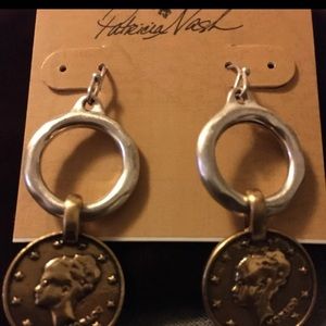 Patricia Nash world coin earrings